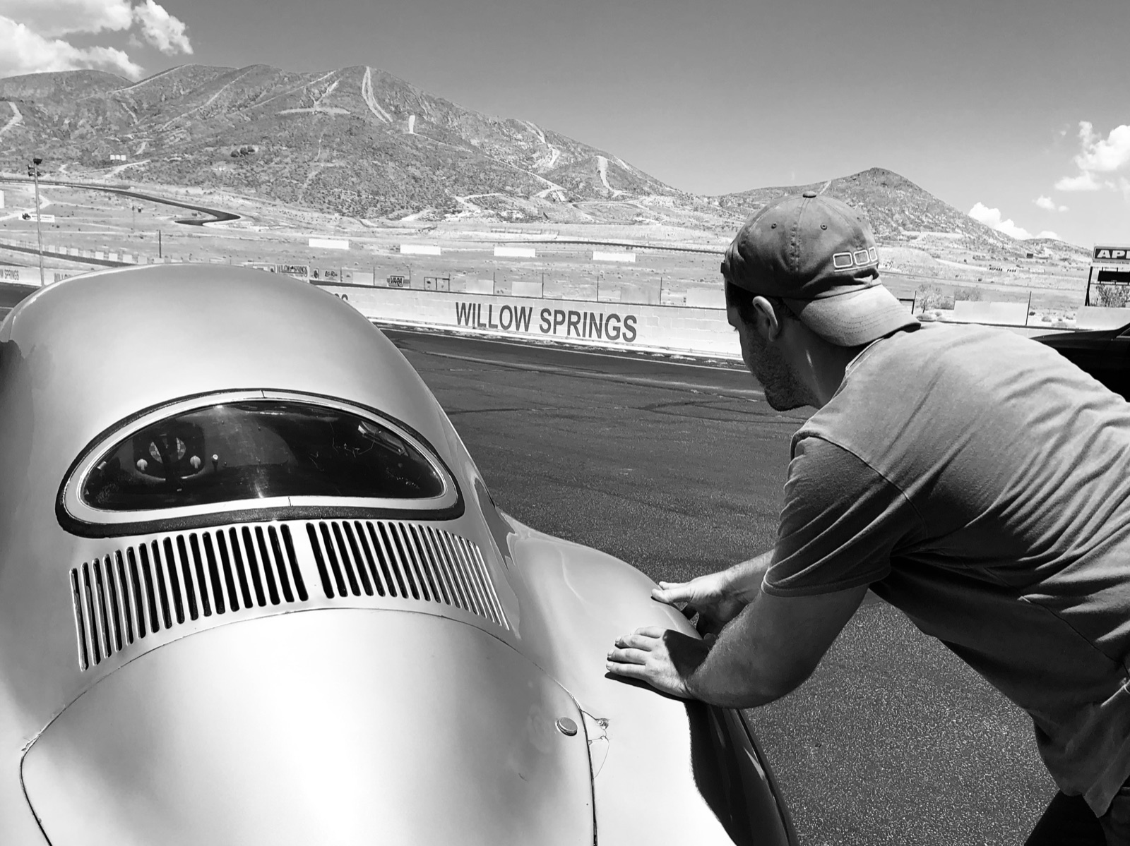 Willow Springs Raceway with the Porsche Type 64